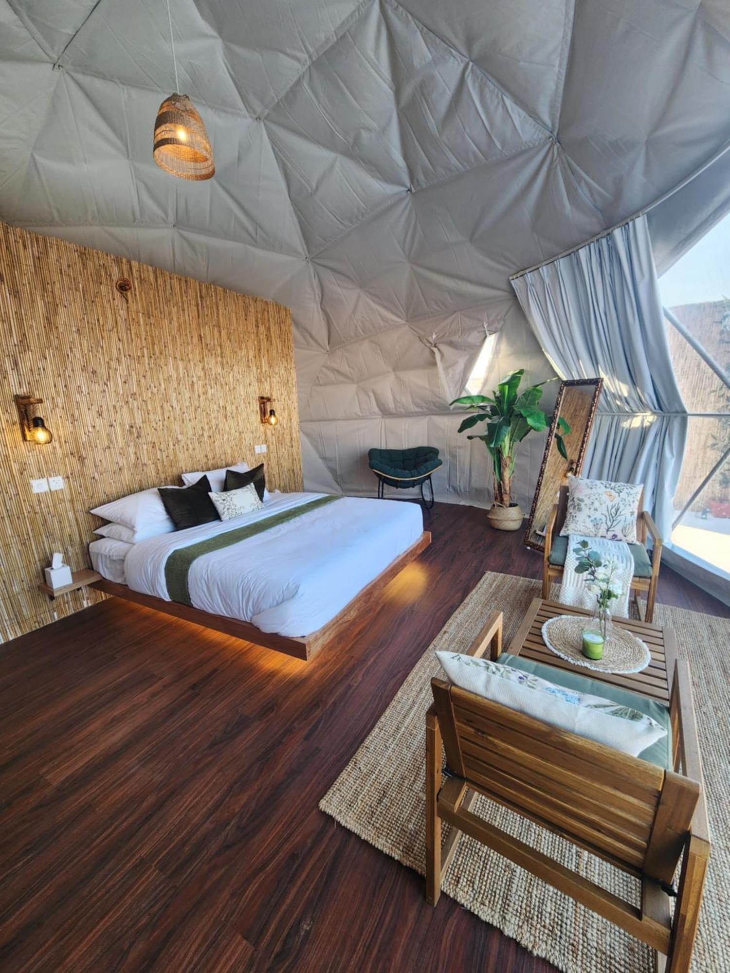 Bubbles Domes Private Cmp Hotel Al Wāşil Kültér fotó